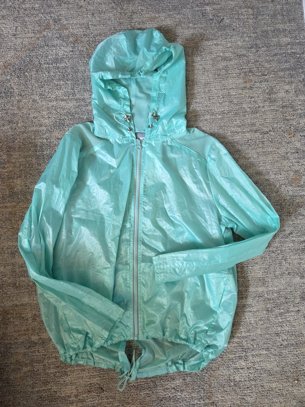 Aeropostale Mint Green Lightweight Hooded Jacket